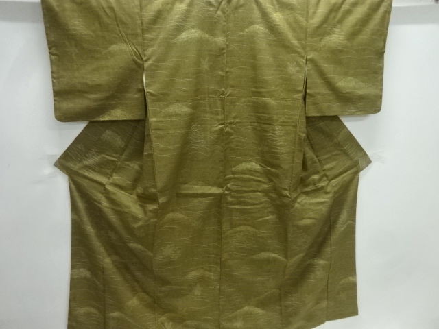 JAPANESE KIMONO / TSUMUGI / TSUMUGI / MAPLE LEAVES